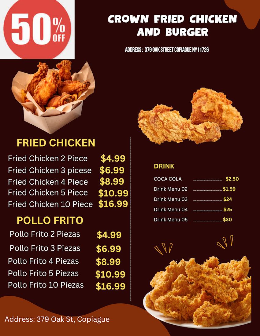 crown fried chicken and burger Gallery Image 4